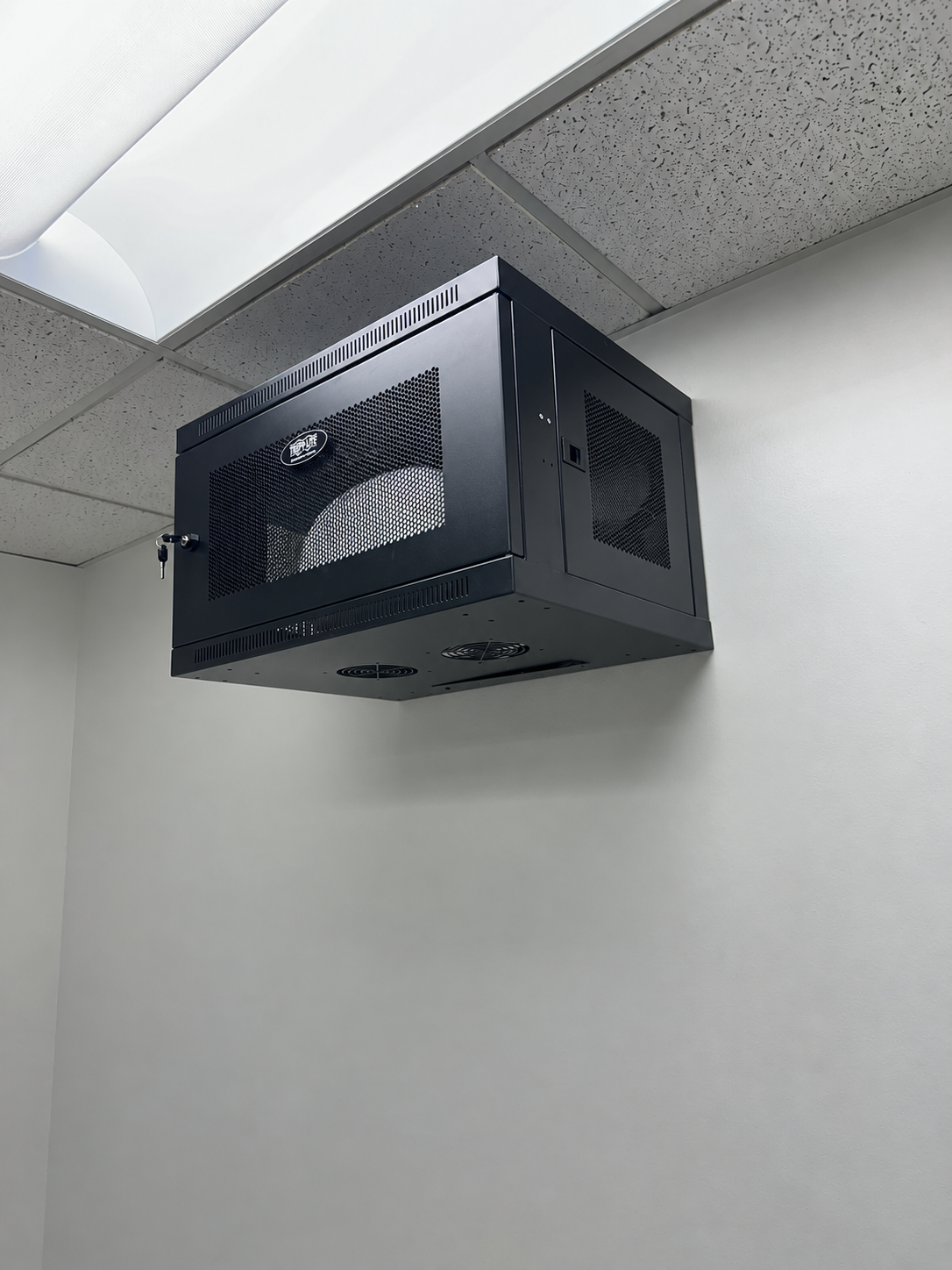 SmartBee commercial network cabinet installation